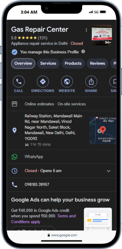 iPhone 13 PRO www.google.com